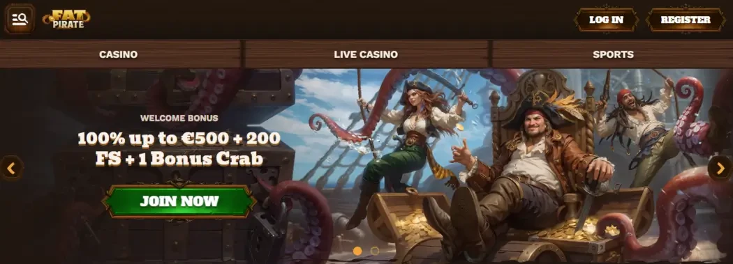 FatPirate Casino – Complete online casino ervaring image 1