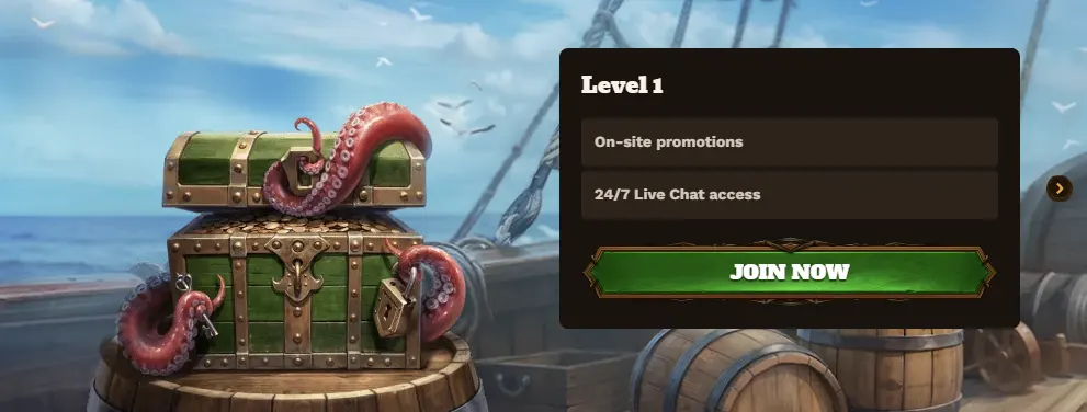 Deelname aan het VIP-programma van FatPirate Casino